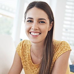 Woman with brilliant white smile