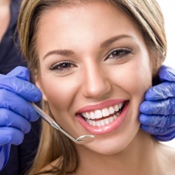 woman smiling white teeth